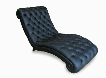 Chesterfield lounger chaise longues couch sofa leather sofa vintage KristAll n new